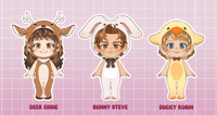 Image 2 of SPICY SIX ANIMAL KEYCHAINS (PRE-ORDER)