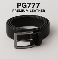 Image 5 of PG777 LOGIN Premium Leather Belt – Stylish, Durable, Adjustable Waist Strap for Men & Women