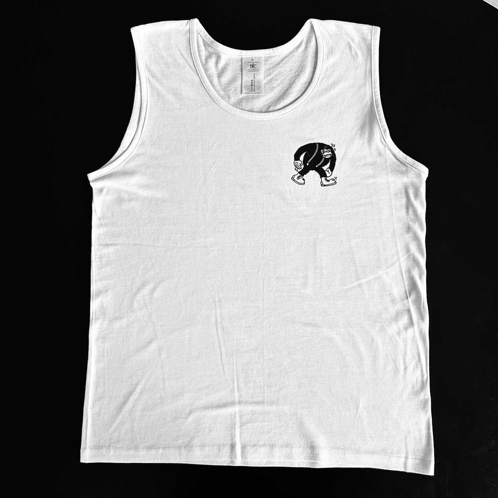 Tank top - Walking Gorilla (White)