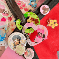 Image 4 of Green Apple Crunch Acrylic Carabiner