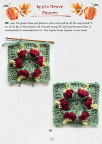 Image 3 of Apple Grove Granny Square Pattern - DIGITAL PDF INSTRUCTIONS 