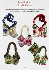 Image 5 of Apple Grove Granny Square Pattern - DIGITAL PDF INSTRUCTIONS 