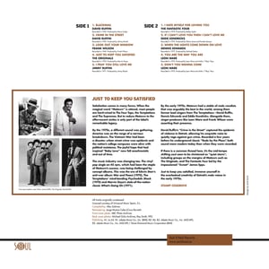 Image of Just To Keep You Satisfied - Motown Recordings Compilation - Mailing 15th September