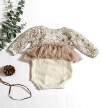 Image 1 of Sitter photography outfit | Lara | beige | 9-12 months