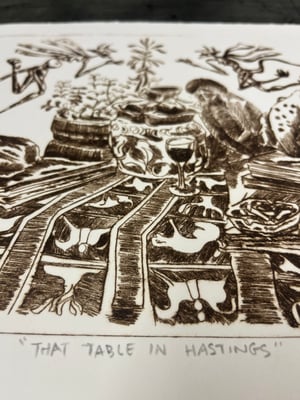 THAT TABLE IN HASTINGS