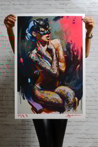 Image 9 of 'MASCHERA' Extremely Limited Hand Embellished Giclee Print