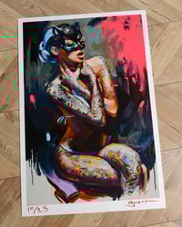 Image 6 of 'MASCHERA' Extremely Limited Hand Embellished Giclee Print