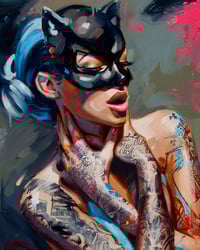 Image 7 of 'MASCHERA' Extremely Limited Hand Embellished Giclee Print