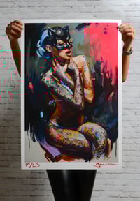 Image 1 of 'MASCHERA' Extremely Limited Hand Embellished Giclee Print