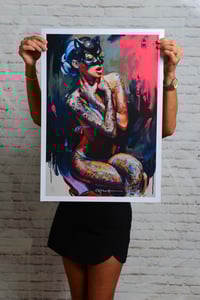 Image 1 of Open Edition 'MASCHERA' Lithograph Print