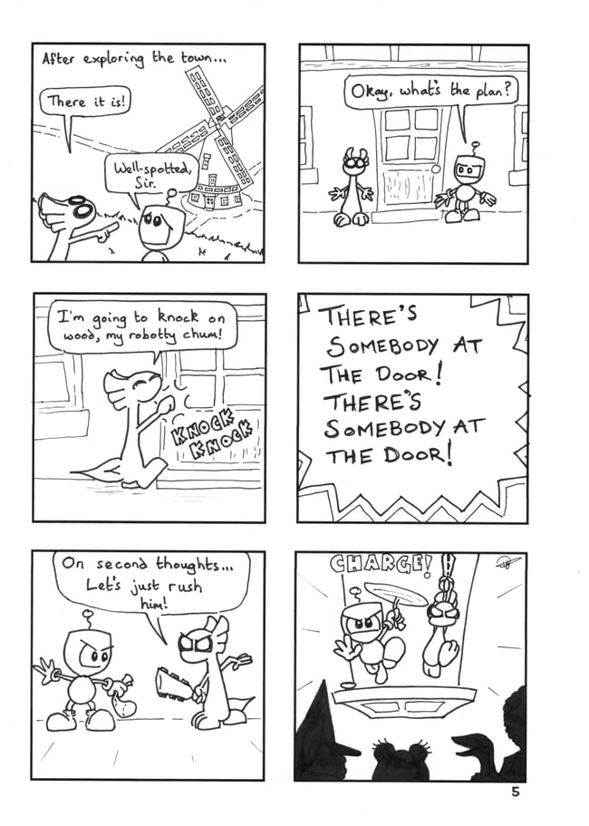 The Missions: Page 5  Signed Original Artwork