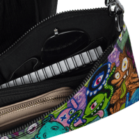 Image 5 of "BORN TO HUSTLE" CROSSBODY iPAD PREMIUM LEATHER BAG