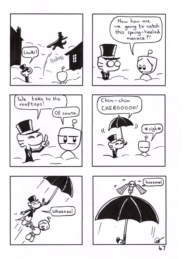 The Missions: Page 47  Signed Original Artwork