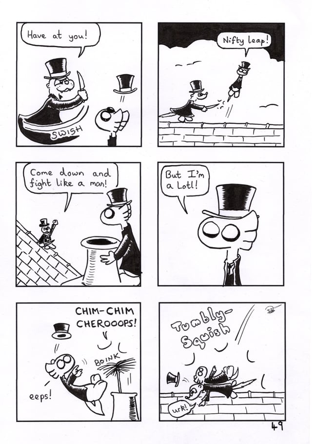 The Missions: Page 49  Signed Original Artwork