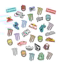 Image 1 of Miniature Skate Stickers
