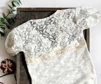 Image 2 of Sitter bodysuit for photo shoots | Linda | cream | 9-12 months
