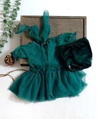 Image 3 of Christmas photo session set | Eliana | age 9-12 months | emerald