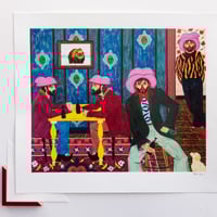 Image 2 of Burgundy Frame (Ben Crase - Big Blue) Frame only