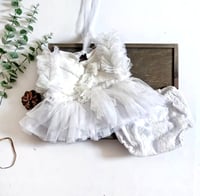 Image 1 of Sitter set for photo shoots | Selena | size 9-12 months | white