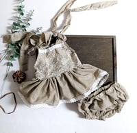 Image 1 of Boho photoshoot set Daphne-1 | 9-12 months | sitter | cake smash