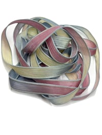 Image 6 of 1PC. SWEET DREAMS 42" Hand Dyed Finished Edge Sari Silk Wrist Wrap Bracelet/Jewelry Ribbons