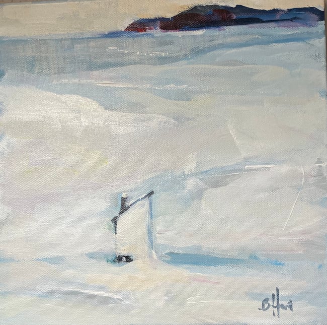 White on White from the Ice Hut Collection