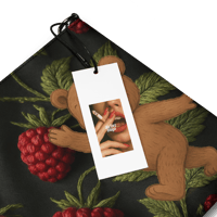 Image 4 of "TEDDY BERRY" CROSSBODY iPAD PREMIUM LEATHER BAG