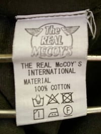 Image 8 of THE REAL MCCOY'S CHARCOAL POCKET T-SHIRT