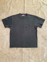 Image 2 of THE REAL MCCOY'S CHARCOAL POCKET T-SHIRT