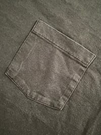 Image 6 of THE REAL MCCOY'S CHARCOAL POCKET T-SHIRT