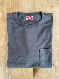 Image 1 of THE REAL MCCOY'S CHARCOAL POCKET T-SHIRT