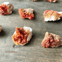 Image 4 of Vanadinite Crystal Cluster, Natural Vanadinite Specimen & Raw Crystal Mineral