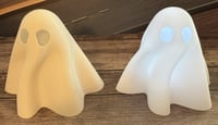 Image 2 of 👻 3D-Printed Spooky Ghost Tea Light – Light Up the Haunting Fun! 👻