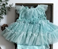 Image 2 of Sitter photo session dress Betsy | age 9-12 months | turquoise