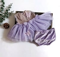 Image 1 of Sitter girls set April | age 9-12 months | lilac | cake smash