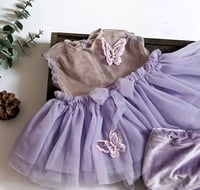 Image 2 of Sitter girls set April | age 9-12 months | lilac | cake smash