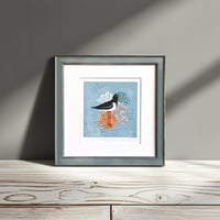 Image 6 of OYSTER CATCHER SEASIDE ART PRINT