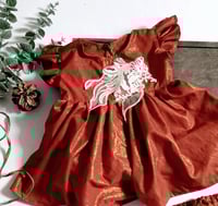 Image 2 of Sitter set for photo shoots |  Ayla | 9-12 months | glitter dusty orange