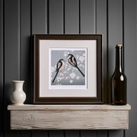 Image 3 of  LONG TAILED TIT ART PRINT
