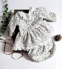 Image 3 of Christmas | Winter photo session set | Amy | age 9-12 months | grey and white