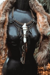 Image 4 of Deer jaw wild necklace 