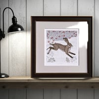 Image 1 of WINTER HARE ART PRINT