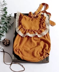Image 1 of Boho photosession girls outfit | Giuseppina bodysuit | age 12 months | orange