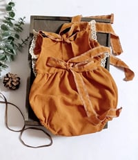 Image 3 of Boho photosession girls outfit | Giuseppina bodysuit | age 12 months | orange