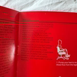 Image of 1984 Herman Miller 'The Ergon Concept' Catalog