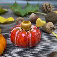Image 4 of Handmade Orange/Red Ceramic Pumpkins