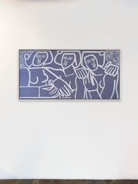 Image 3 of "Three Listen To The Flowers And The Breeze" by America Martin