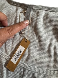 Image 3 of SKIMS- RIBBID TANK LONG- LIGHT HEATHER GREY