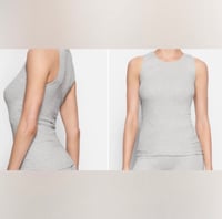 Image 1 of SKIMS- RIBBID TANK LONG- LIGHT HEATHER GREY
