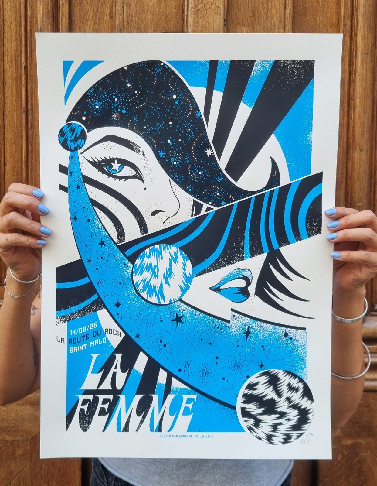 La FEMME (La Route du rock 2025) gigposter | Arrache-toi un oeil! Shop
